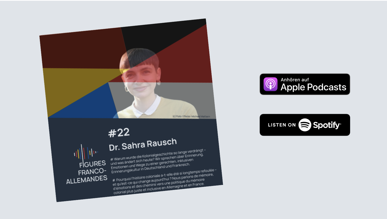 Featured image for “Figures Franco-Allemandes : Entretien avec Dr Sahra Rausch sur les politiques du souvenir colonial en France et en Allemagne”