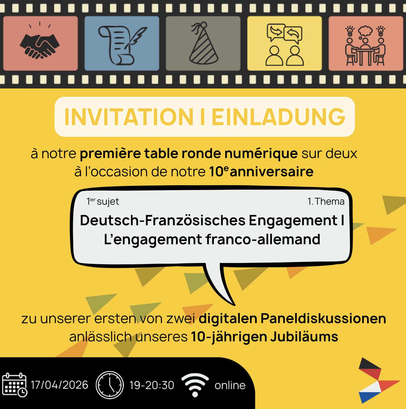 Featured image for “Ouverture des inscriptions pour la table ronde numérique le 17 avril à 19 heures”